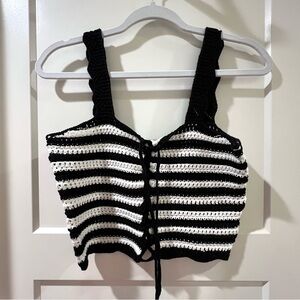 NWT Hem & Thread Crochet Tank Top